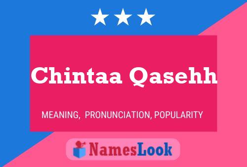 Chintaa Qasehh 名字海报