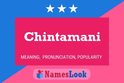 Chintamani 名字海报