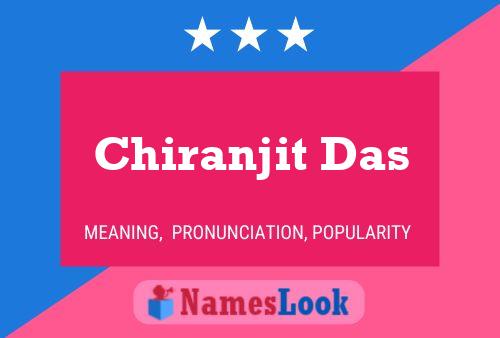 Chiranjit Das 名字海报