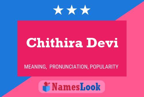 Chithira Devi 名字海报