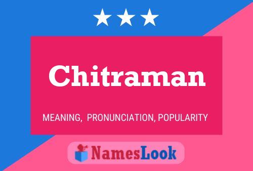 Chitraman 名字海报