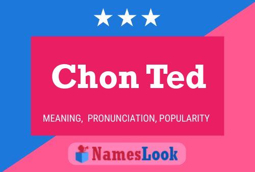 Chon Ted 名字海报