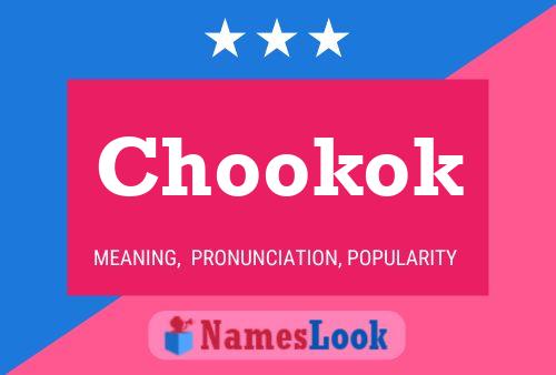 Chookok 名字海报