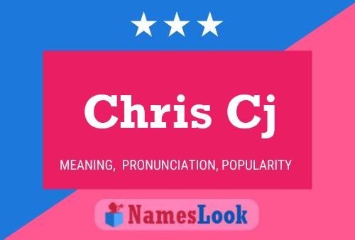 Chris Cj 名字海报