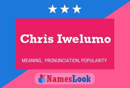 Chris Iwelumo 名字海报