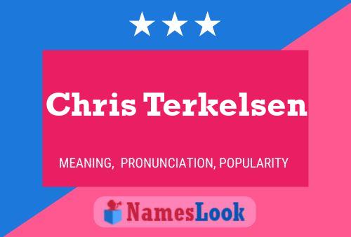 Chris Terkelsen 名字海报