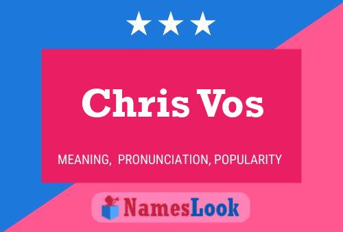 Chris Vos 名字海报