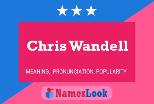 Chris Wandell 名字海报