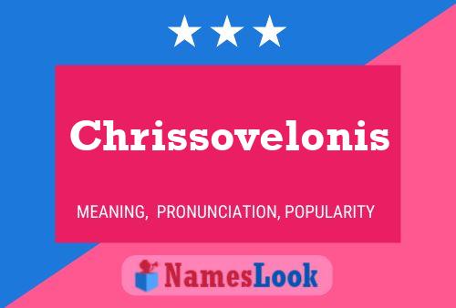 Chrissovelonis 名字海报