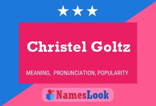 Christel Goltz 名字海报