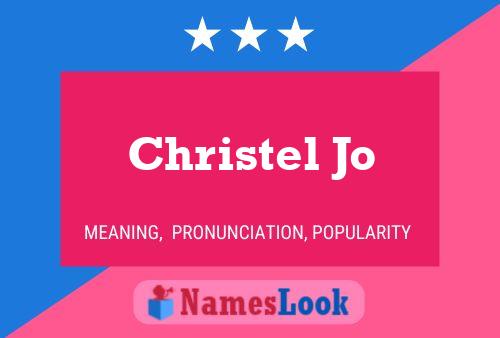 Christel Jo 名字海报