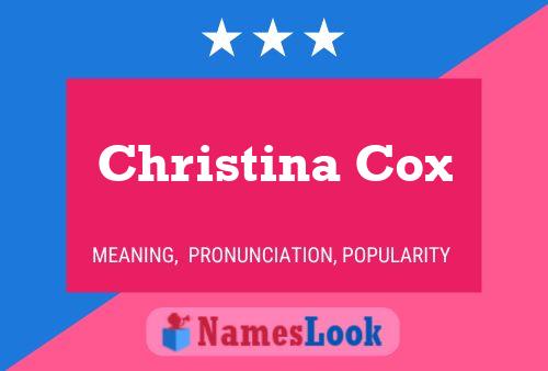 Christina Cox 名字海报