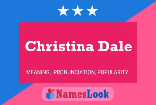 Christina Dale 名字海报