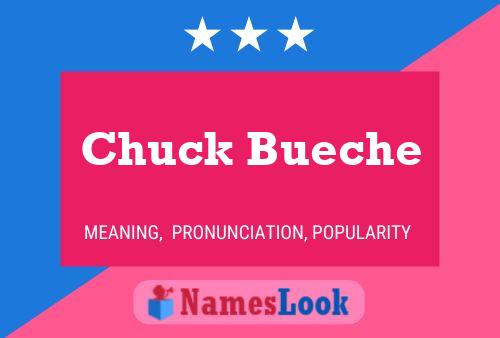 Chuck Bueche 名字海报