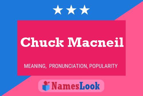 Chuck Macneil 名字海报