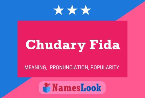 Chudary Fida 名字海报