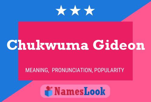 Chukwuma Gideon 名字海报