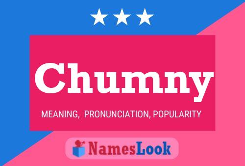 Chumny 名字海报