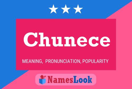 Chunece 名字海报