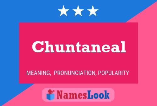 Chuntaneal 名字海报