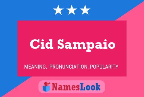 Cid Sampaio 名字海报