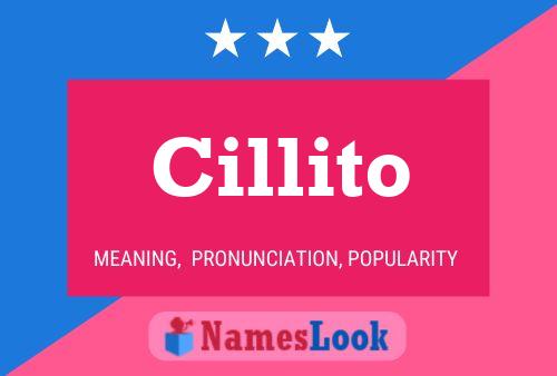 Cillito 名字海报