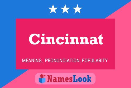 Cincinnat 名字海报