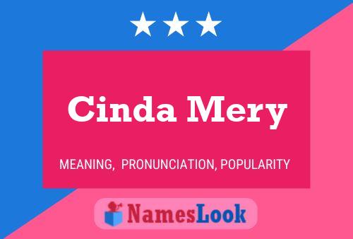 Cinda Mery 名字海报