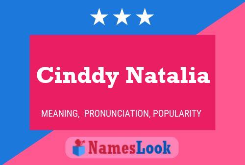 Cinddy Natalia 名字海报