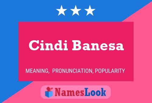 Cindi Banesa 名字海报