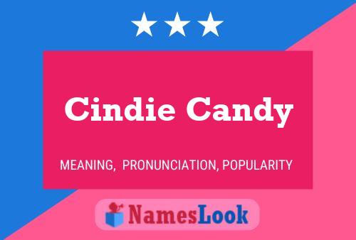 Cindie Candy 名字海报