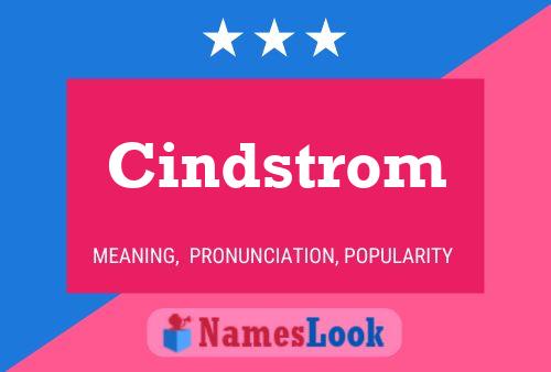 Cindstrom 名字海报