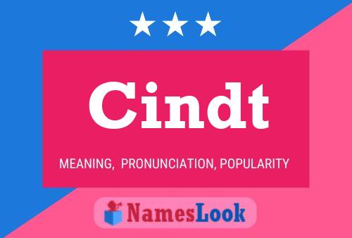 Cindt 名字海报