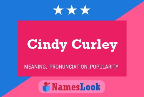 Cindy Curley 名字海报