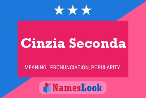 Cinzia Seconda 名字海报