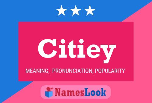 Citiey 名字海报