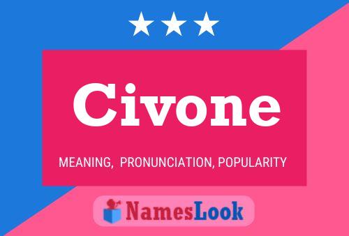 Civone 名字海报