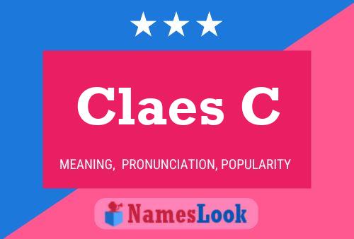 Claes C 名字海报