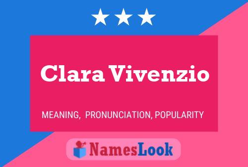 Clara Vivenzio 名字海报