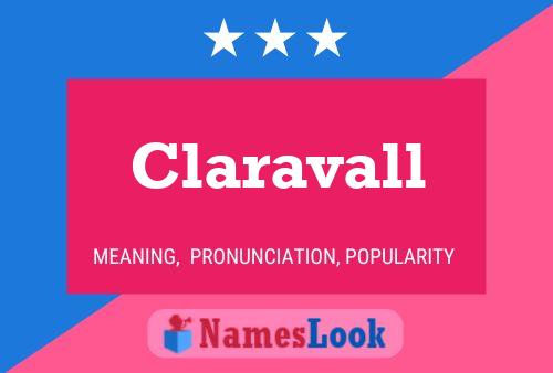 Claravall 名字海报