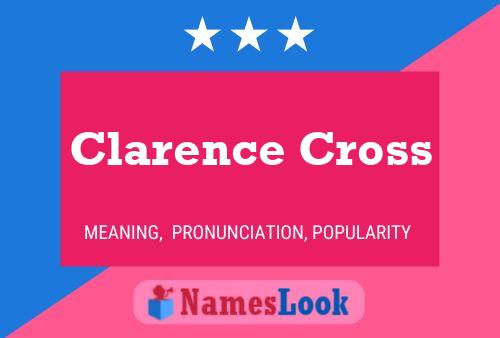 Clarence Cross 名字海报