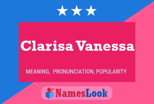 Clarisa Vanessa 名字海报