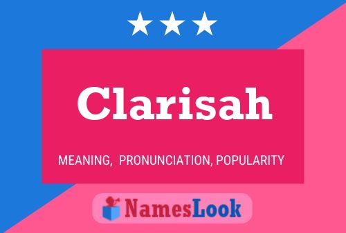 Clarisah 名字海报