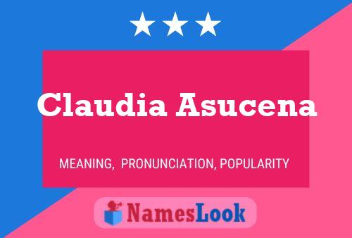 Claudia Asucena 名字海报