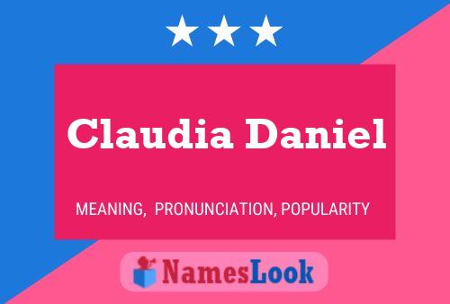 Claudia Daniel 名字海报