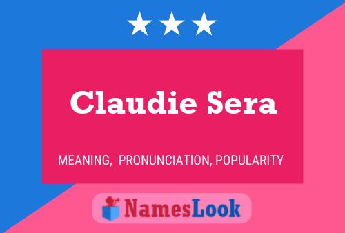 Claudie Sera 名字海报