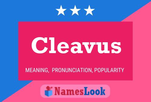 Cleavus 名字海报