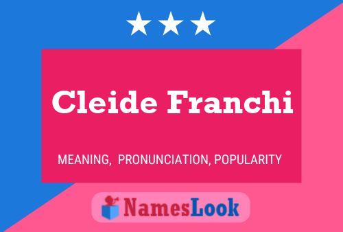 Cleide Franchi 名字海报