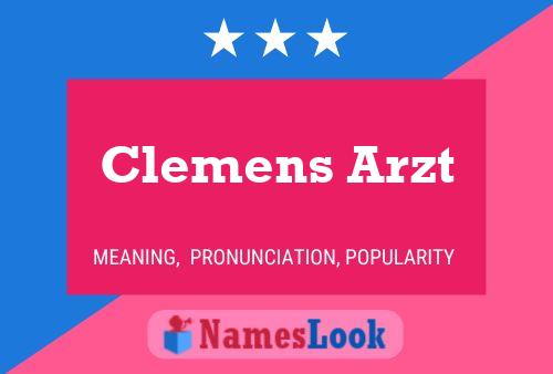 Clemens Arzt 名字海报