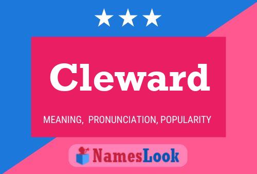 Cleward 名字海报